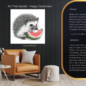 Hedgehog Wall Art