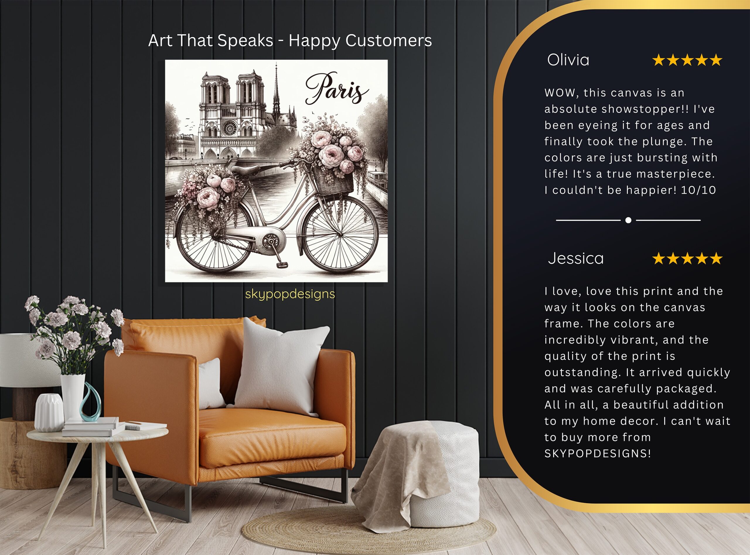 8.jpg Vintage Paris Bicycle Art