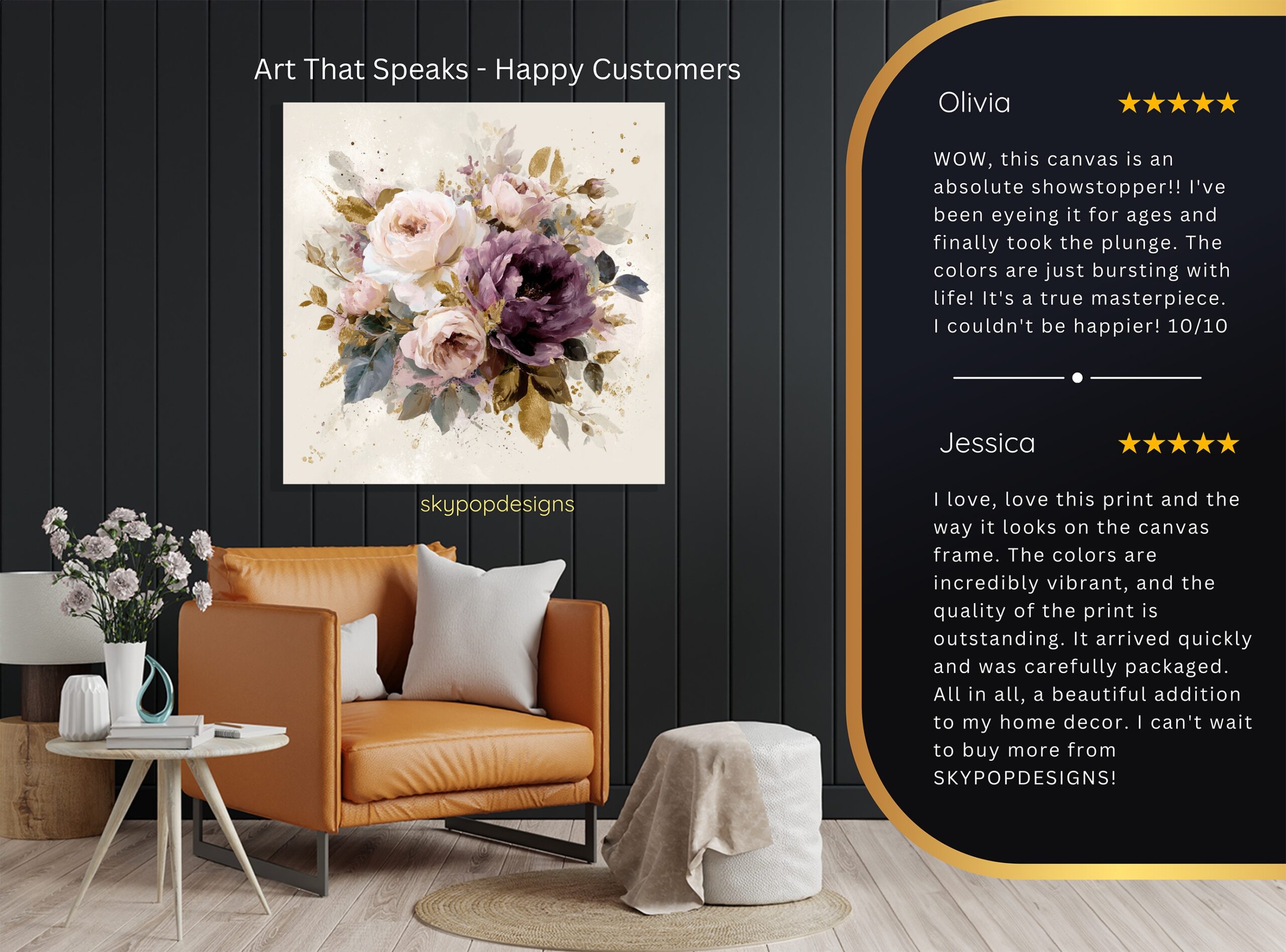 8.jpg Elegant Floral Bouquet Art