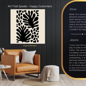 Tropical Leaf Silhouette Art