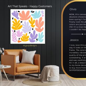 Pastel Abstract Floral Art