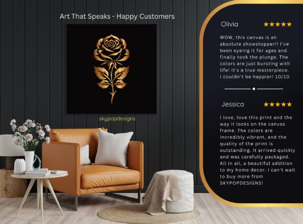 Golden Rose Art