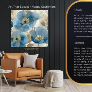 Blue Poppy Art