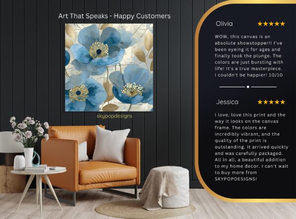 Blue Poppy Art