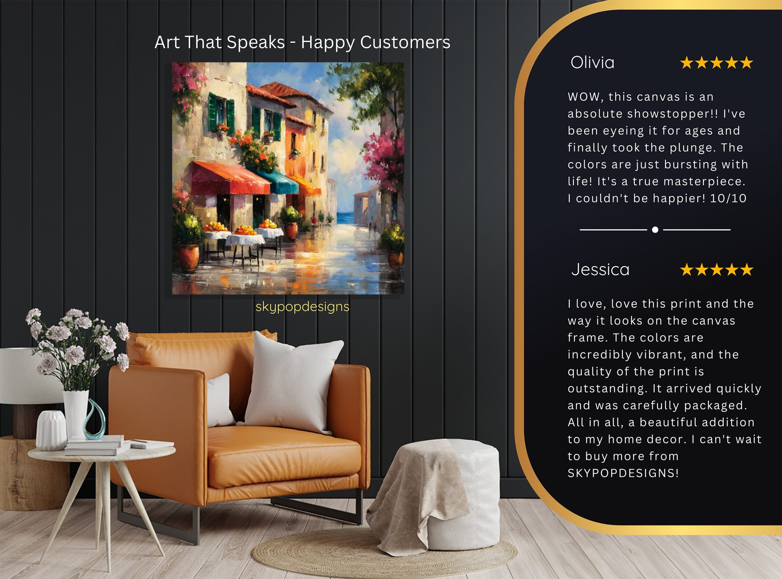 8.jpg European Cafe Scene Art