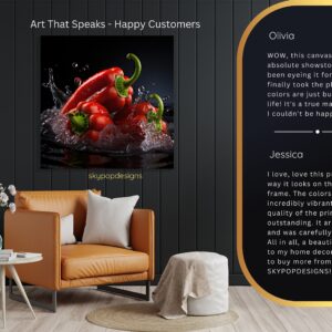Red Pepper Splash Art