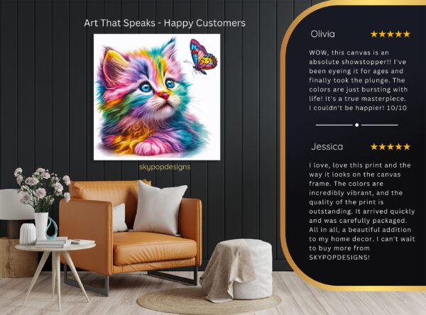 Rainbow Cat Art