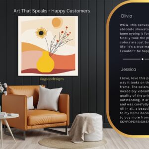 Sunflower Vase Art