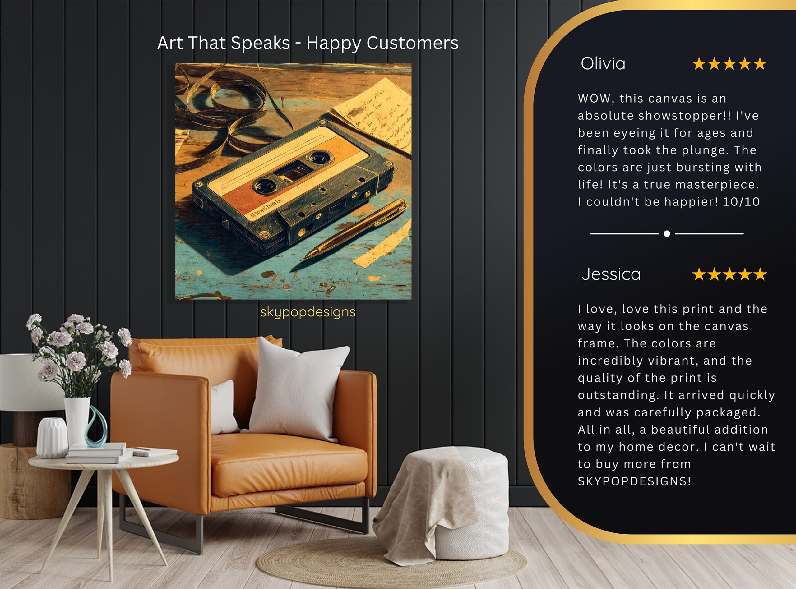 8.jpg Retro Cassette Tape Art