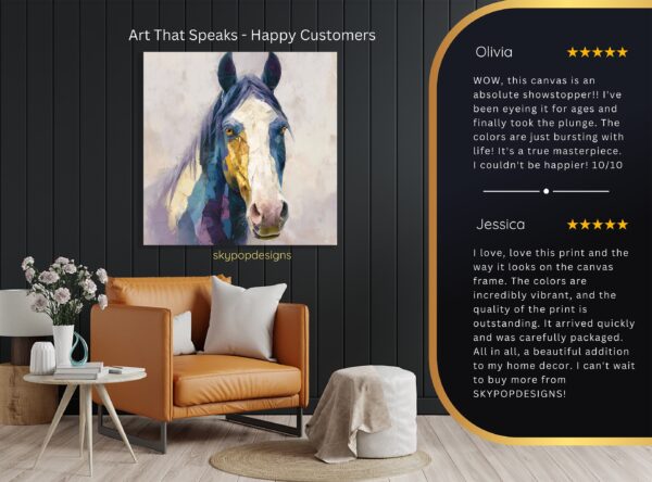 Blue Horse Art