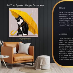 Cat Umbrella Art