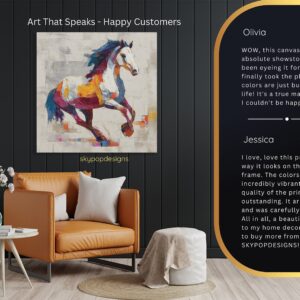 Colorful Horse Art