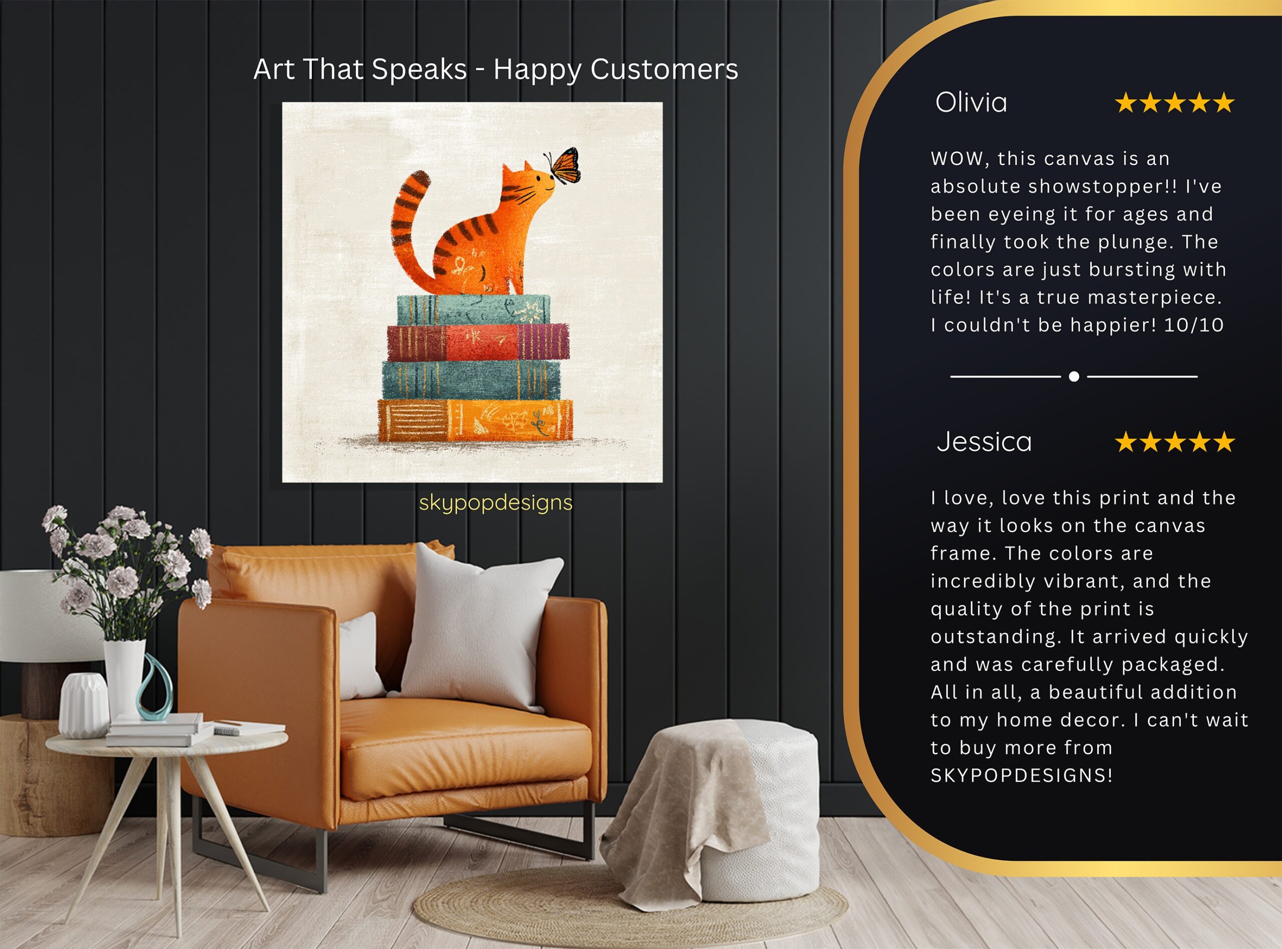 8.jpg Cat and Butterfly Book Art