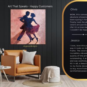 Passionate Tango Dance Art
