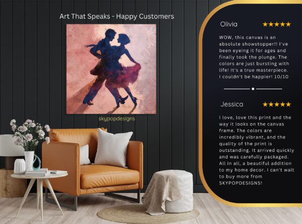 Passionate Tango Dance Art