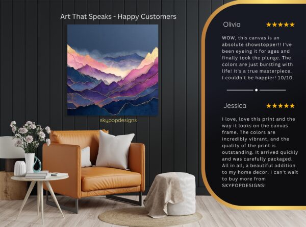 Ethereal Mountain Art
