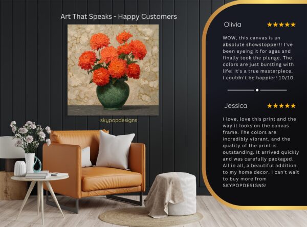 Chrysanthemums Art
