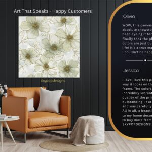 Elegant Floral Sketch Art