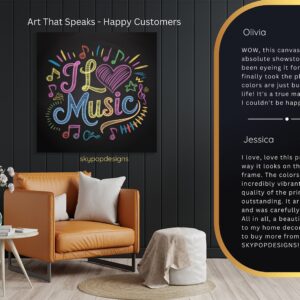 I Love Music Art