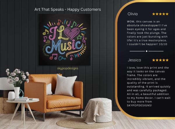 I Love Music Art