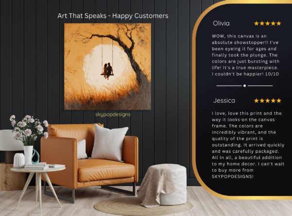 Moonlit Swing Art
