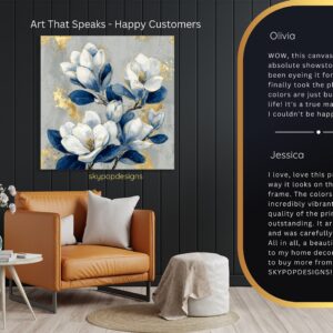 Blue Magnolia Art
