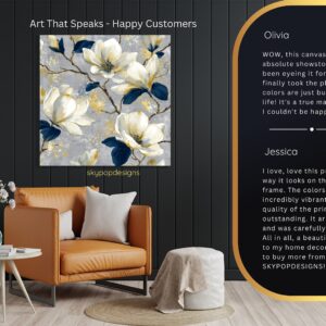 Elegant Magnolia Bloom Art