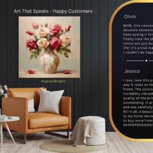 Romantic Rose Bouquet Art