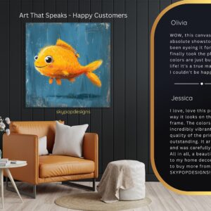 Happy Goldfish Art