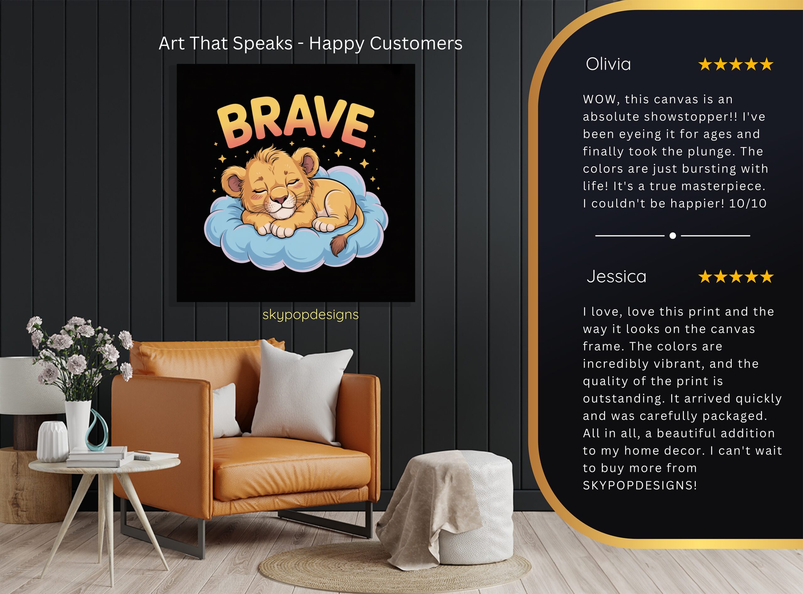 8.jpg Brave Lion Cub Art