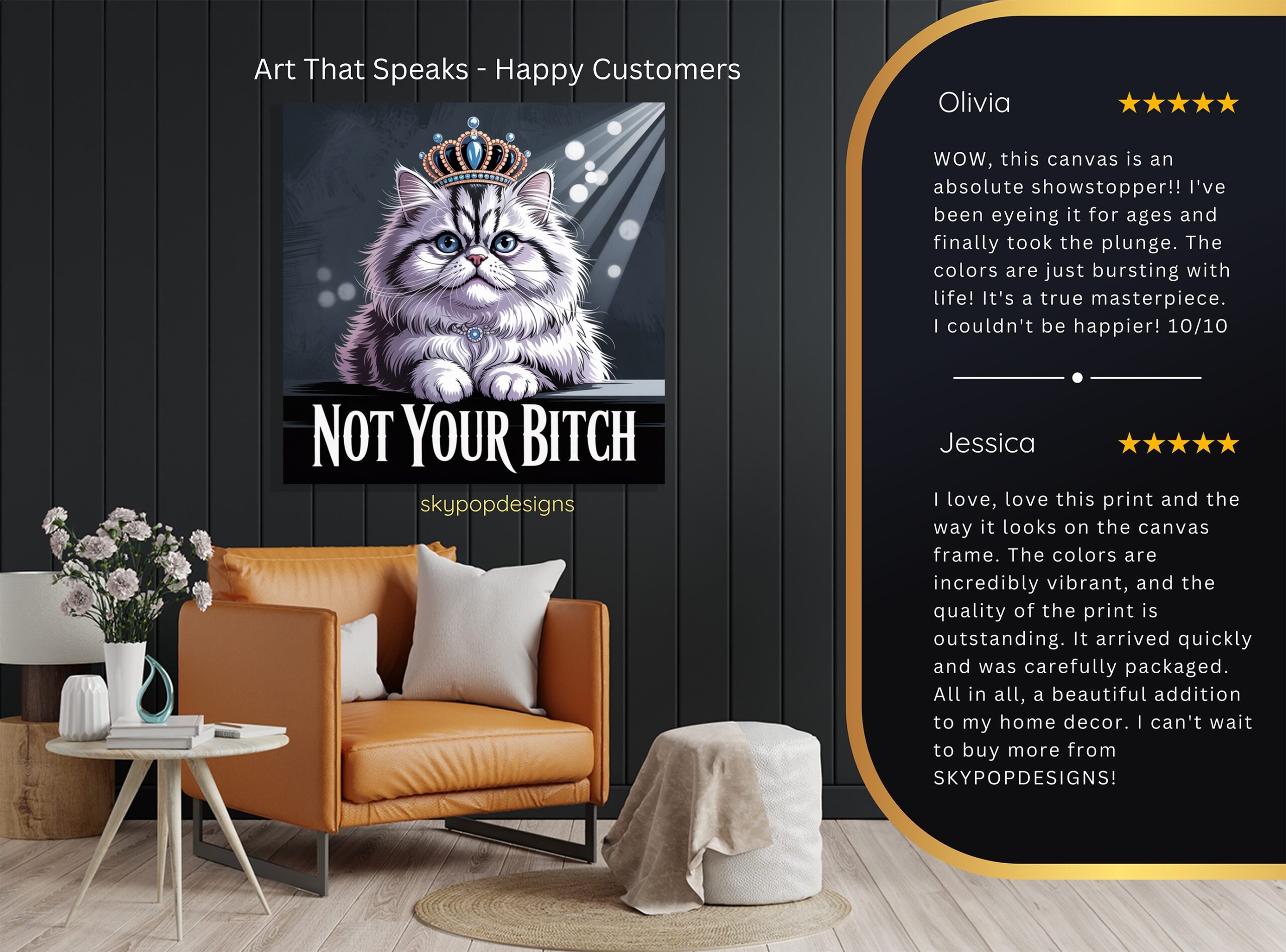 8.jpg Royal Cat Attitude Art