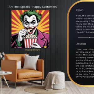 Joker Popcorn Art