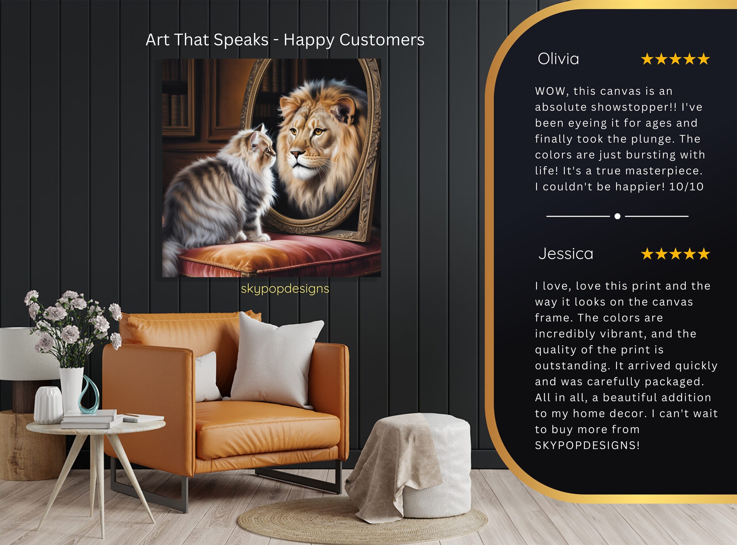8.jpg Cat Lion Art