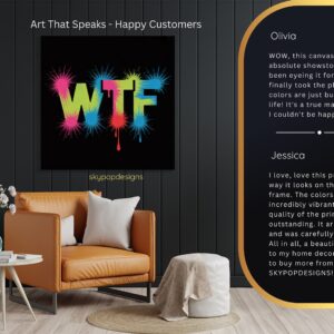 Explosive WTF Typography Art