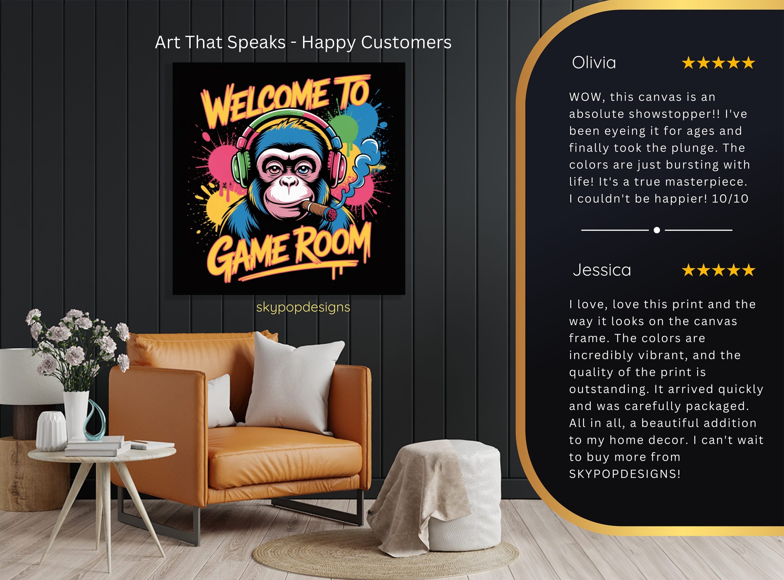 8.jpg Chimpanzee Art