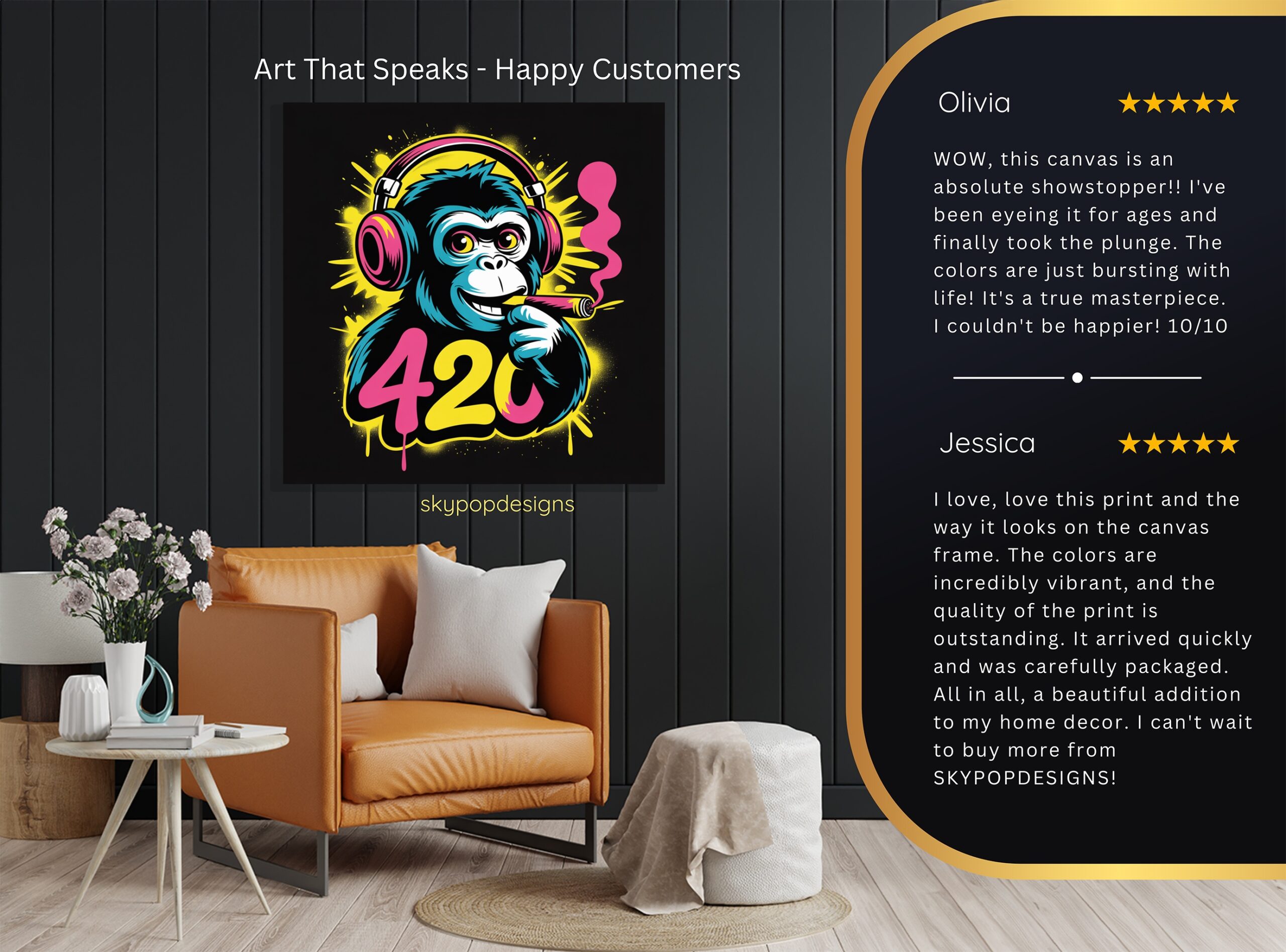8.jpg Chimpanzee Art