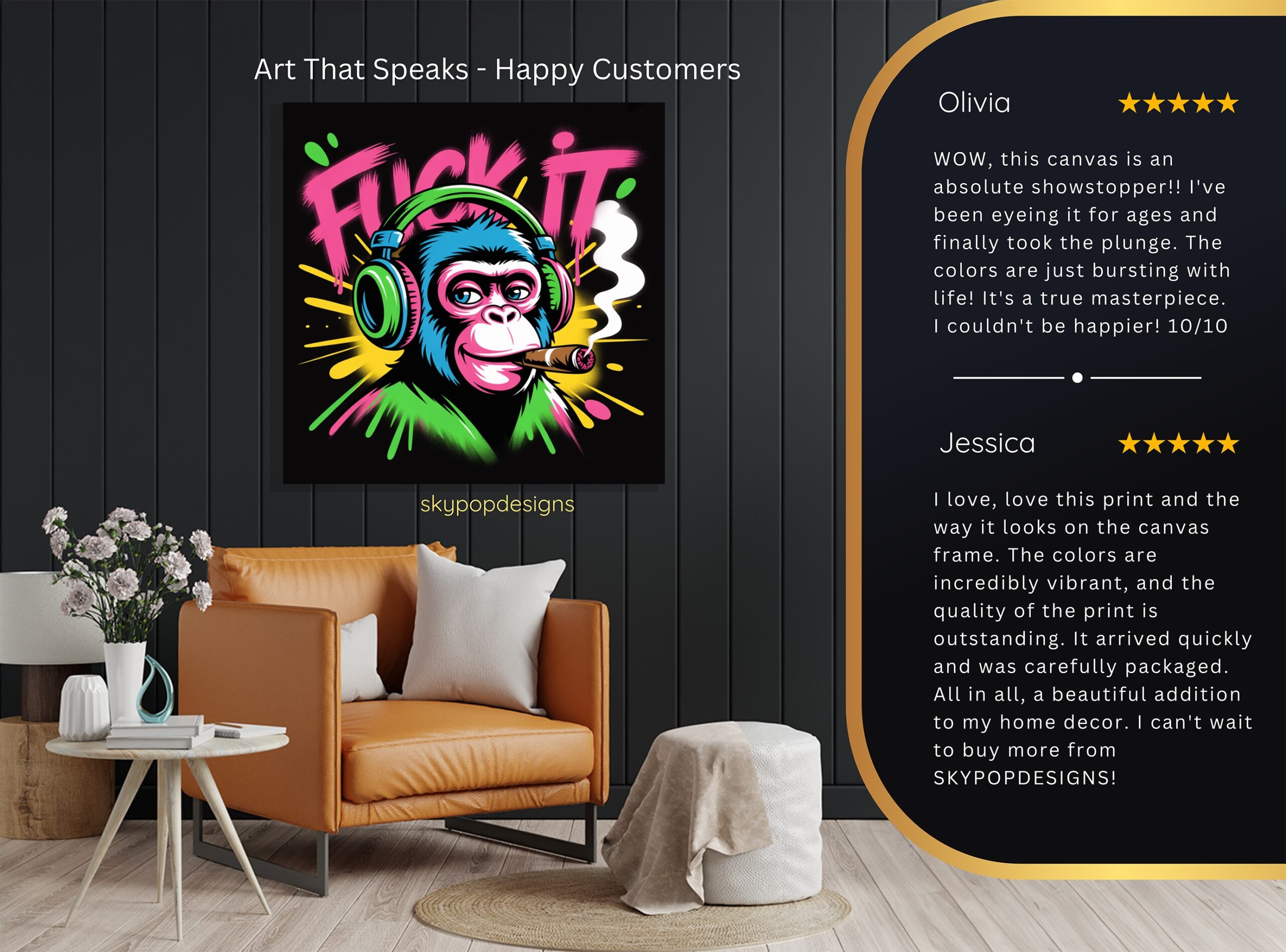 8.jpg Chimpanzee Art