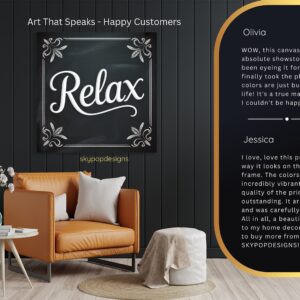 Chalkboard Relax Art