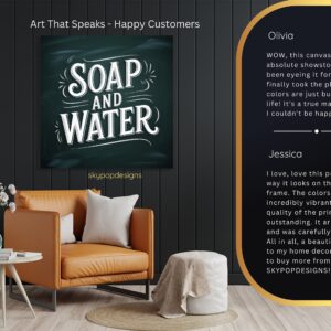Soap and Water Art
