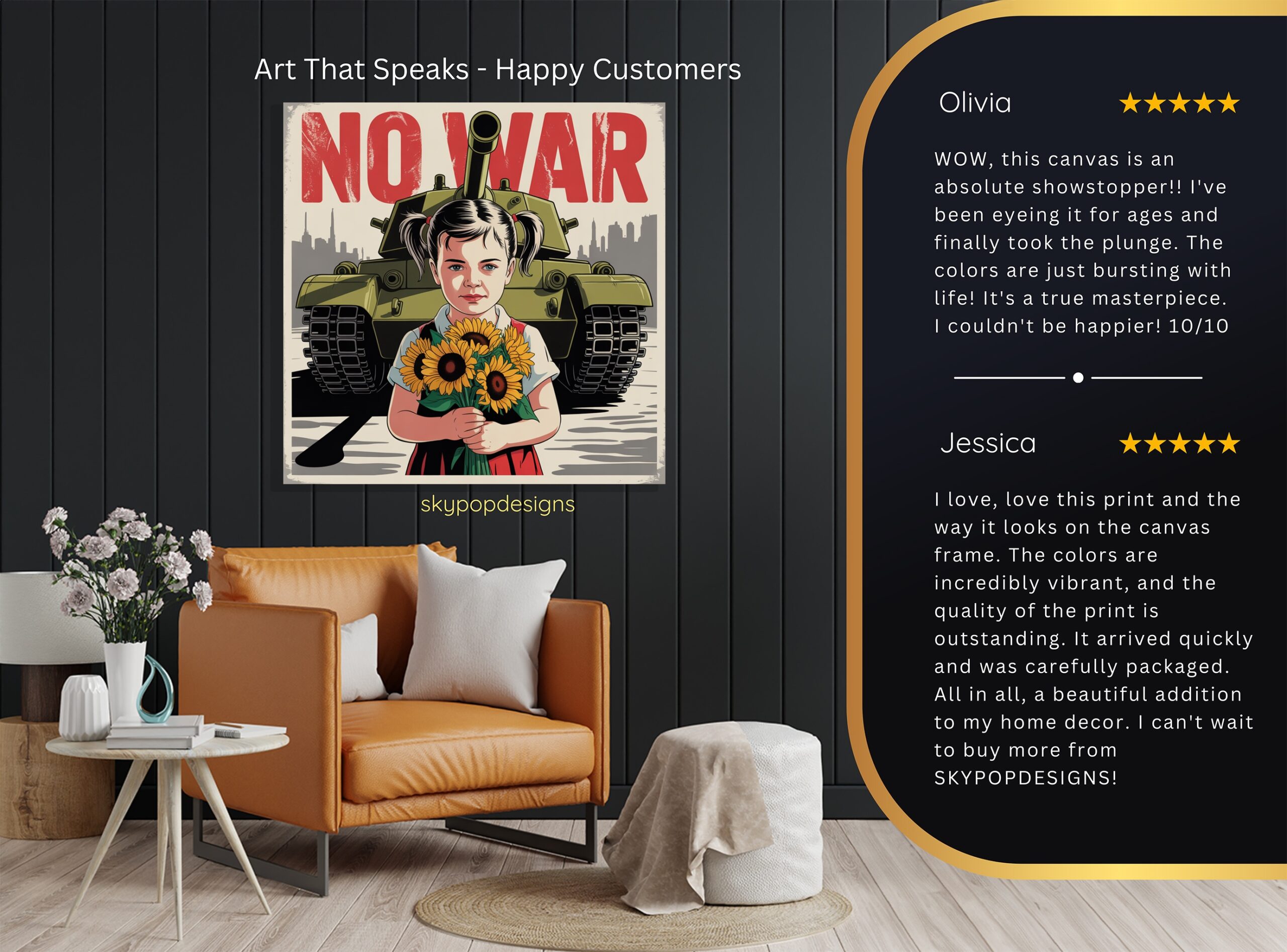 8.jpg No War Sunflower Art