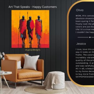 Maasai Warriors Art