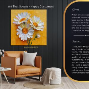 Daisy Bouquet Art