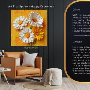 Daisy Sunburst Art