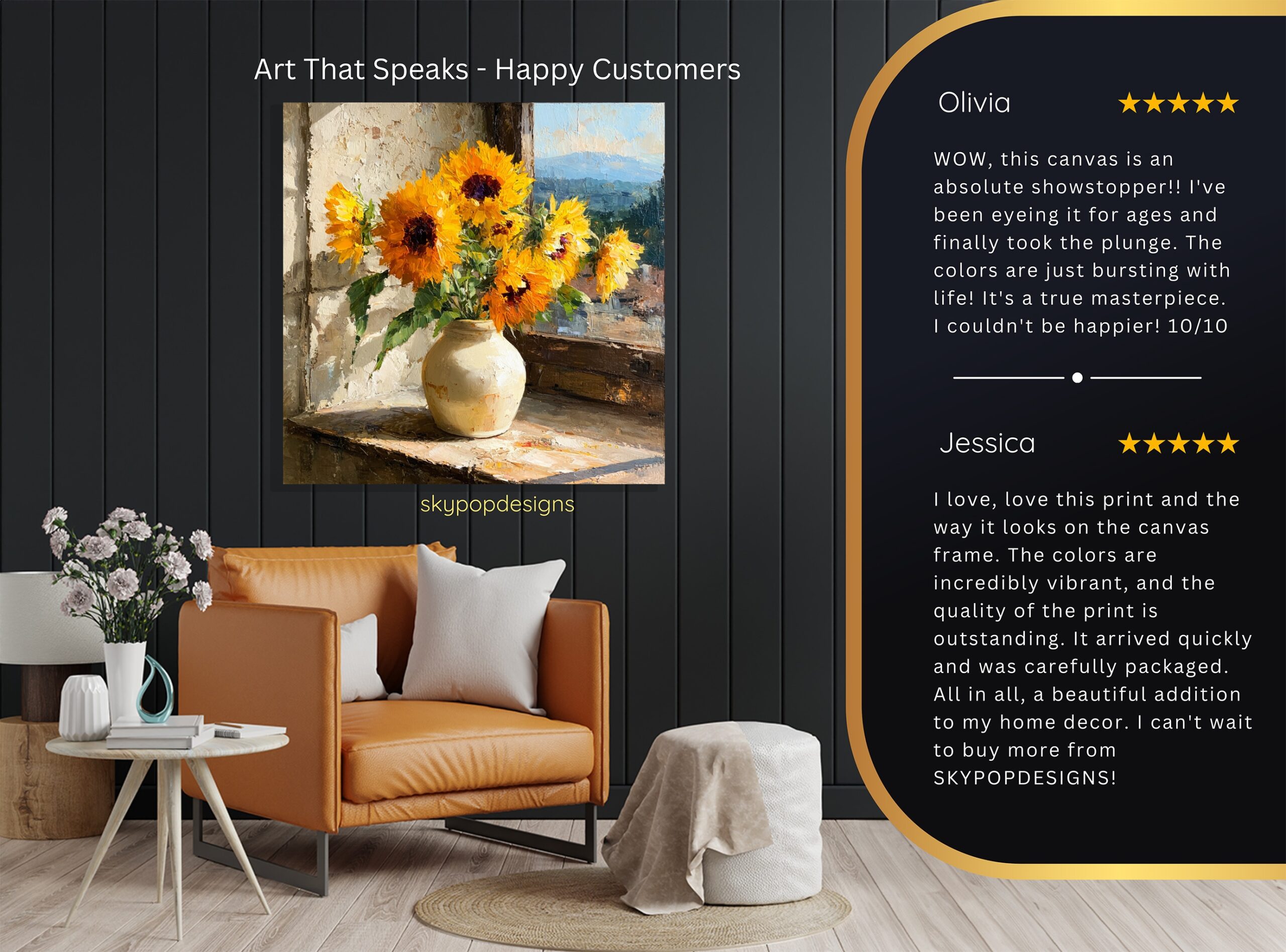 8.jpg Sunflower Vase Art