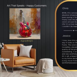 Classic Electric Guitar Art