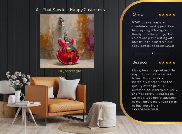 Classic Electric Guitar Art