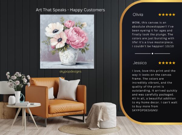 Elegant Floral Bouquet Art