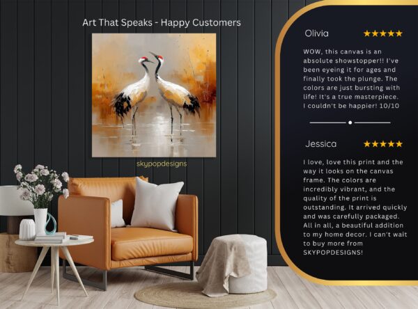 Crane Pair Art
