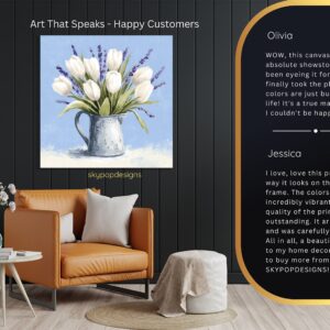 Tulip Bouquet Art