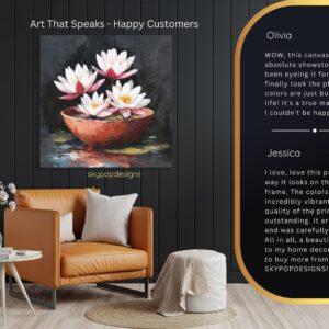 Lotus Flower Bowl Art